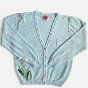 SOLDVintage baby blue cardiganSOLD